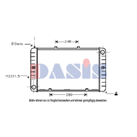 Compre Radiador de AKS DASIS online para 928 Coupe a preços moderados