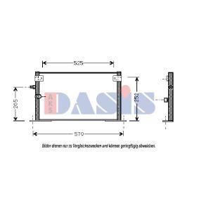 Compre Condensador, ar condicionado da AKS DASIS 212900N a um preço baixo por 73,65 €