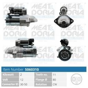 Anlasser 5060310 von MEAT & DORIA günstig für 275,41 € online kaufen