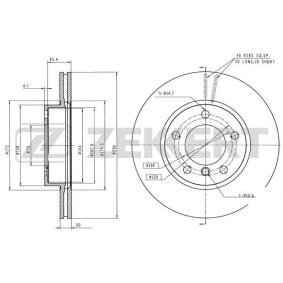 Bremsscheibe BS-5004B von ZEKKERT günstig für 45,52 € online kaufen