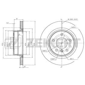 Bremsscheibe BS-5609B von ZEKKERT günstig für 51,27 € online kaufen