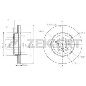 Bremsscheibe BS-6160B von ZEKKERT günstig für 79,62 € online kaufen