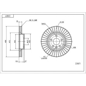 Bremsscheibe 228 871 von HART günstig für 41,46 € online kaufen