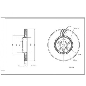 Bremsscheibe 232 234 von HART günstig für 44,84 € online kaufen
