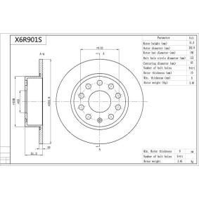 Acquista Disco freno da AISIN X6R901S a buon mercato per soli 28,75 €