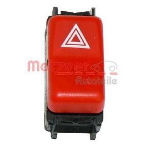 Compre Interruptor piscas de emergência de METZGER online para W124 Cabrio (A124) a preços moderados