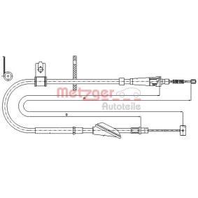 Acquista Cavo freno a mano da METZGER 17.5045 a buon mercato per soli 18,09 €