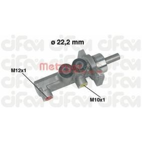 Hauptbremszylinder des Herstellers METZGER - Originalware Artikelnummer: 202-381