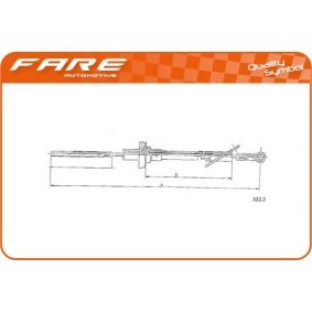 Kupplungsseil für FIAT von FARE SA