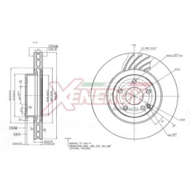 Bremsscheibe X602911 von AP XENERGY günstig für 120,64 € online kaufen