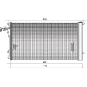 Acquista Condensatore climatizzatore da MAGNETI MARELLI 350203345000 a buon mercato per soli 334,72 €
