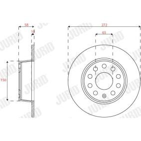 Bremsscheibe 563293JC von JURID günstig für 29,22 € online kaufen