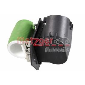 Compre Pré-resistência, motor eléctrico - ventilador do radiador da METZGER 0917717 a um preço baixo por 36,20 €