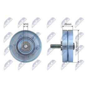 Umlenk- / Führungsrolle, Keilrippenriemen RNK-PL-045