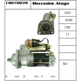 Anlasser für MERCEDES-BENZ von DELCO REMY