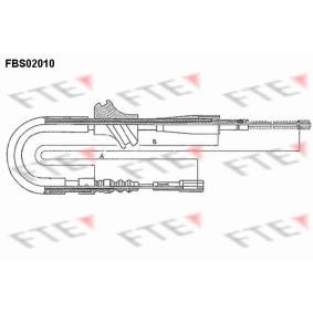 Handbremsseil 9250003 von FTE günstig für 19,96 € online kaufen