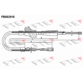 Handbremsseil 9250032 von FTE günstig für 25,15 € online kaufen