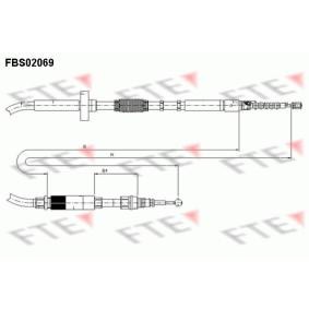 Handbremsseil 9250070 von FTE günstig für 32,42 € online kaufen