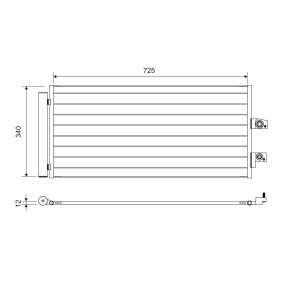 Comprar Condensador, aire acondicionado de VALEO 822749 a bajo precio de 156,41 €