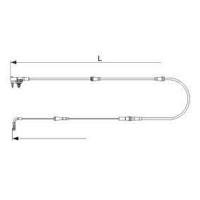 Warnkontakt, Bremsbelagverschleiß 1 987 473 627 von BOSCH günstig für 16,38 € online kaufen