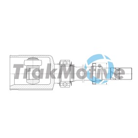 Gelenksatz, Antriebswelle für NISSAN von TrakMotive