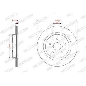 Bremsscheibe DDF2638C von FERODO günstig für 59,48 € online kaufen