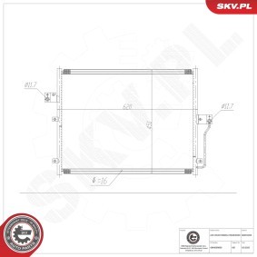 Comprar Condensador, aire acondicionado de ESEN SKV 86SKV455 a bajo precio de 104,50 €