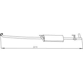 Endschalldämpfer 56315 von DINEX günstig für 304,38 € online kaufen