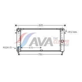 Ölkühler für LANCIA von AVA COOLING SYSTEMS