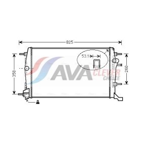 Compre Radiador de óleo, óleo do motor da AVA COOLING SYSTEMS OL3195 a um preço baixo por 1385,20 €