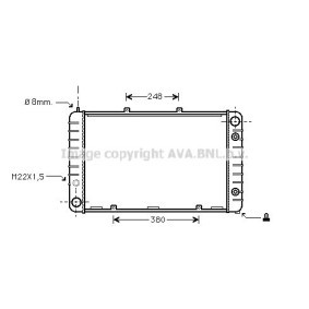 Compre Radiador de AVA COOLING SYSTEMS online para 928 Coupe a preços moderados