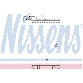 Compre Radiador de calefacción de NISSENS online para 626 III Coupé (GD) a precios moderados