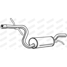 Mittelschalldämpfer 23048 von WALKER günstig für 62,84 € online kaufen