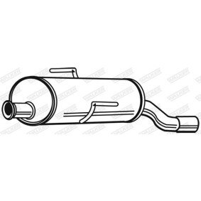Endschalldämpfer 22501 von WALKER günstig für 69,43 € online kaufen