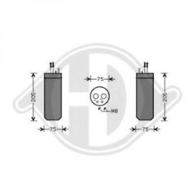 Klimatrockner des Herstellers DIEDERICHS - Originalware Artikelnummer: 8101702