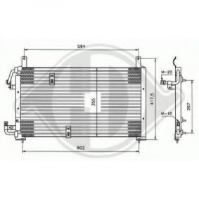 Acquista Condensatore climatizzatore da DIEDERICHS 8690000 a buon mercato per soli 109,17 €