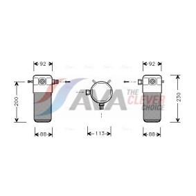 Ölkühler für LANCIA von AVA COOLING SYSTEMS