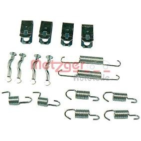 Compre Kit de acessórios, maxilas de travão de estacionamento da METZGER 105-0876 a um preço baixo por 9,84 €