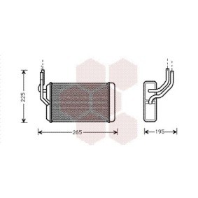 Comprar Radiador de calefacción de VAN WEZEL 02006105 a bajo precio de 209,47 €