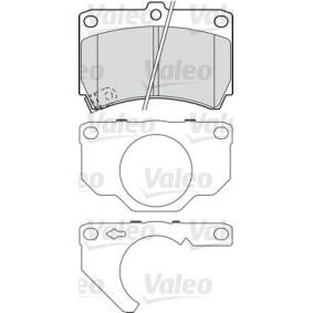 Bremsbeläge des Herstellers VALEO - Originalware Artikelnummer: 601018