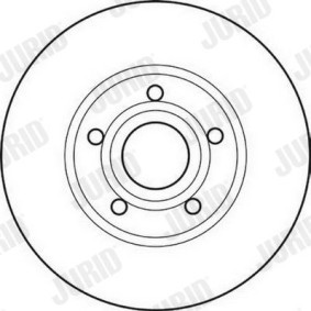 Acquista Disco freno da JURID 561547J a buon mercato per soli 69,46 €
