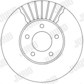 Acquista Disco freno da JURID 562235J a buon mercato per soli 110,55 €