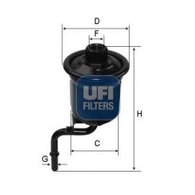 Compre Filtro de combustível da UFI 31.927.00 a um preço baixo por 20,25 €