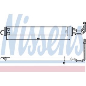 Ölkühler, Lenkung 90628 von NISSENS günstig für 333,50 € online kaufen