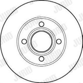 Acquista Disco freno da JURID 561755J a buon mercato per soli 122,68 €