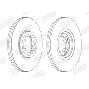 Bremsscheibe 562137J von JURID günstig für 111,03 € online kaufen
