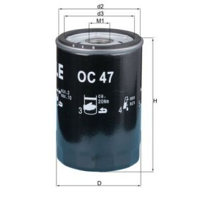Acquista Filtro olio da KNECHT OC 47 OF a buon mercato per soli 7,44 €