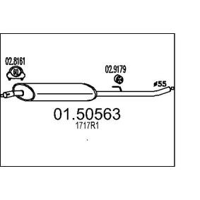 Acquista Marmitta centrale da MTS 01.50563 a buon mercato per soli 65,07 €