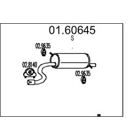 Endschalldämpfer 01.60645