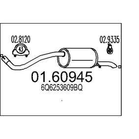 Endschalldämpfer 01.60945 von MTS günstig für 59,56 € online kaufen
